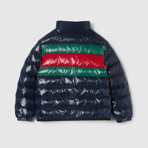 Children's padded jacket with Web