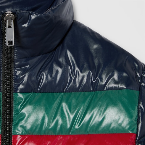 Children's padded jacket with Web