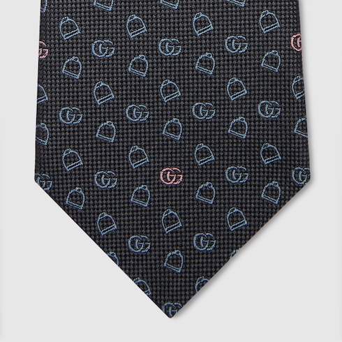Silk jacquard tie