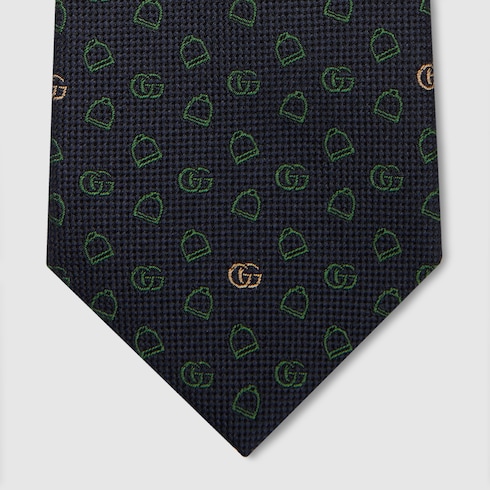Silk jacquard tie