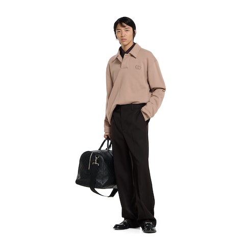 Brushed cotton jersey sweatshirt