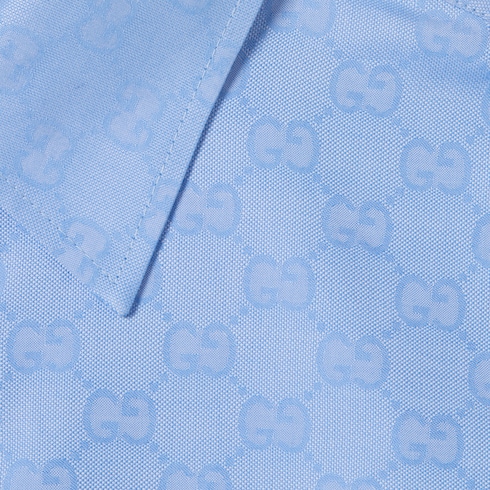 中国新年系列饰刺绣GG牛津棉衬衫