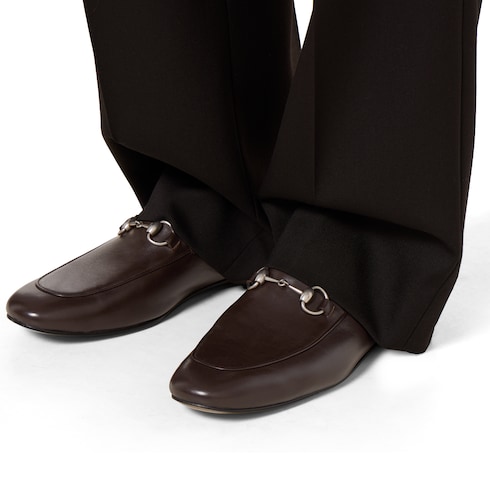 男士饰马衔扣穆勒鞋