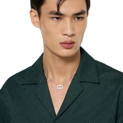 Collana Gucci Interlocking con pendente