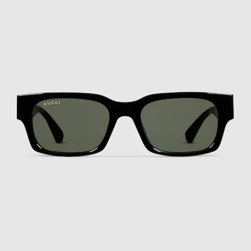 Rectangular frame sunglasses
