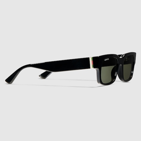Rectangular frame sunglasses