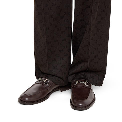 饰马衔扣男士乐福鞋