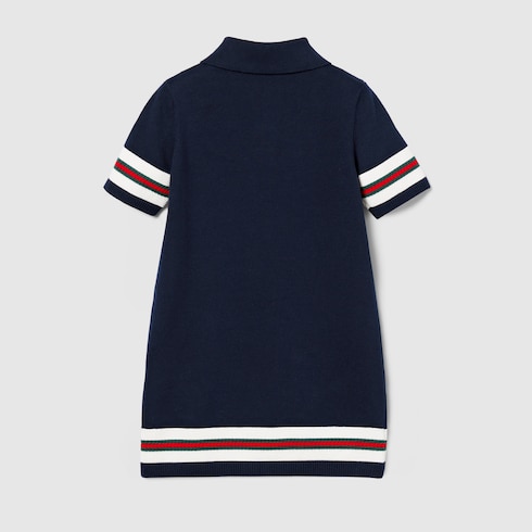 Children's cotton polo dress