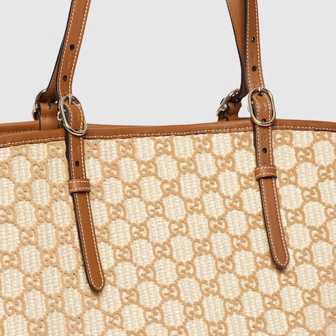 Borsa shopping intrecciata misura grande