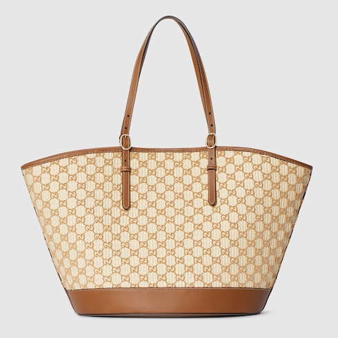 Bolso tote tejido tamaño grande