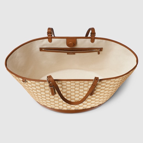 Bolso tote tejido tamaño grande