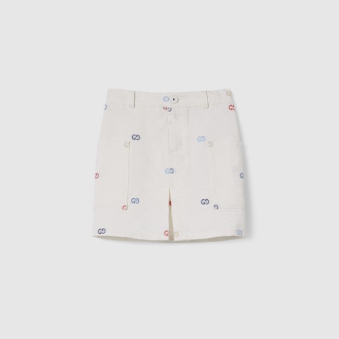 Children's GG cotton skirt