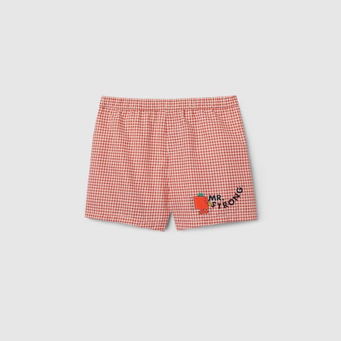 Baby printed nylon swim shorts