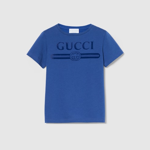 Camiseta infantil de algodón con estampado