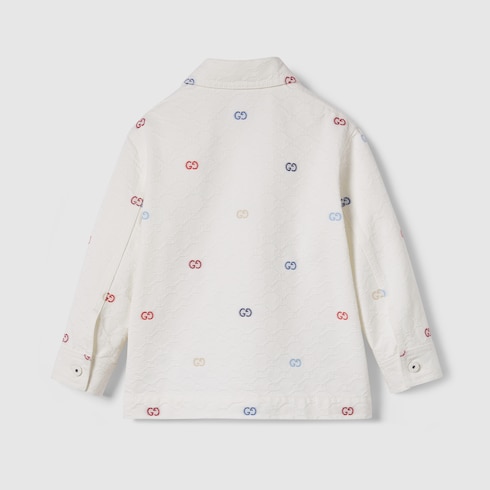 Chaqueta infantil de algodón con GG