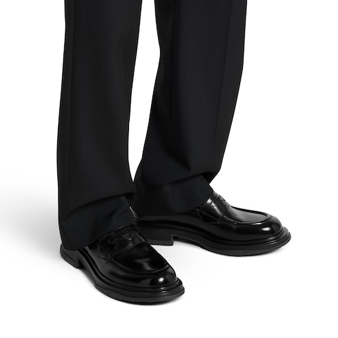 Mocassins pour homme avec logo ton sur ton