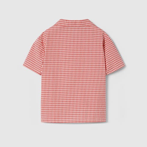 Chemise pour enfant en coton vichy