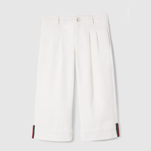 Children's denim trousers with Web
