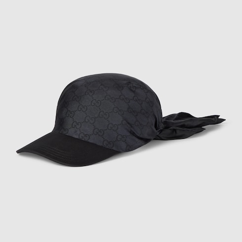 Casquette en twill de soie GG
