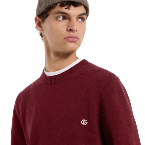 Maglione in lana cashmere con ricamo