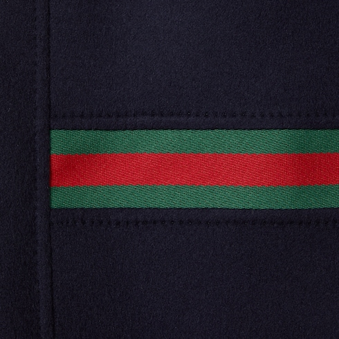 Single-breast double wool cashmere jacket