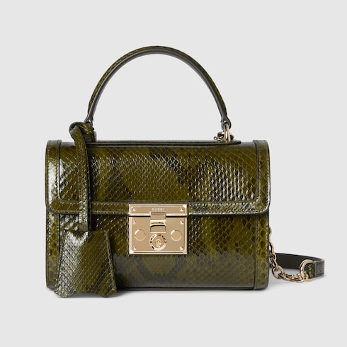 Padlock python small top handle bag