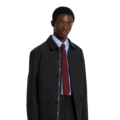 Gucci Horsebit silk jacquard tie