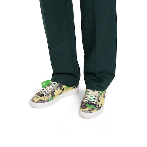 Zapatilla Gucci Ace con tribanda Web hombre