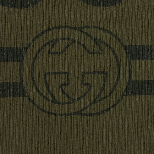 Camiseta de punto de algodón con estampado