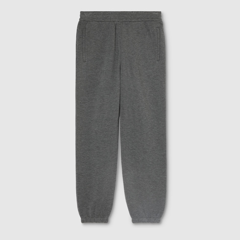 Jersey jacquard sportswear trousers 
