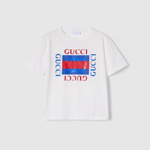 Kinder-T-Shirt aus Baumwolle mit Print
