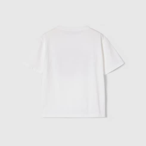 T-shirt bambino in cotone con stampa