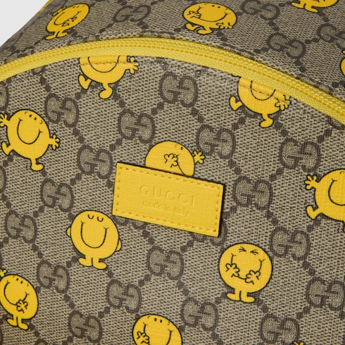 Sac à dos pour enfant en tissu GG à imprimé