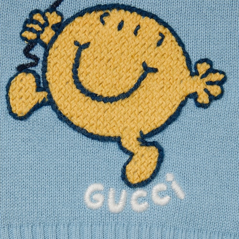 Baby cotton sweater with embroidery