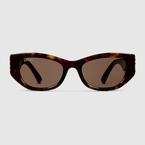 Rectangular frame sunglasses