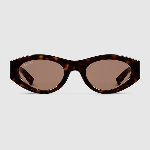 Oval frame sunglasses