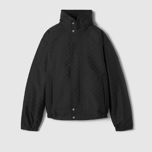 Reversible cotton ripstop zip jacket