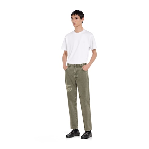 T-shirt in jersey di cotone con ricamo