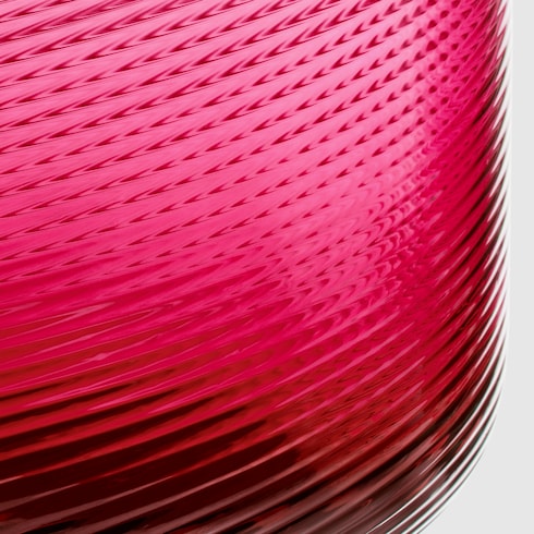 Vaso de cristal de Murano, lote de dos