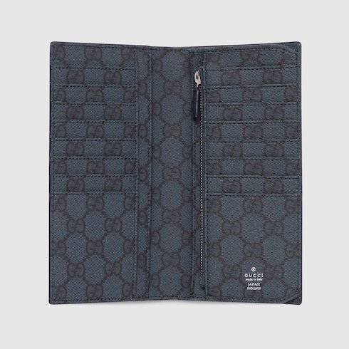 〔GGエンブレム〕日本限定 ロングウォレット ブラック インテリア