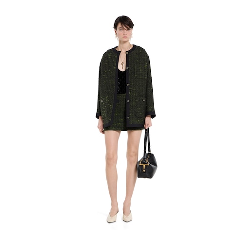 Chaqueta de rizo de lana