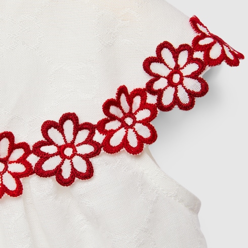 Robe pour bébé en jacquard de coton GG