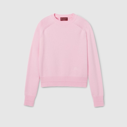 Maglione in lana cashmere con ricamo