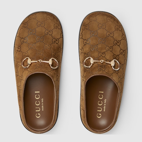 女士饰马衔扣穆勒鞋