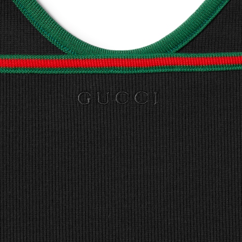 Tanktop aus schwerer, gerippter Baumwolle