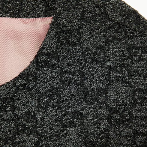 Veste en tweed de laine boutonnée GG