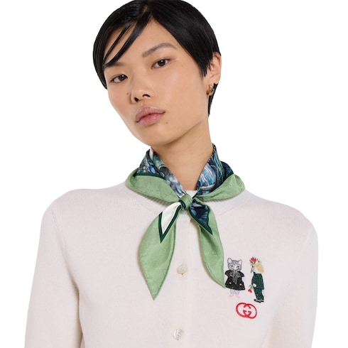 Yuko Higuchi silk carré