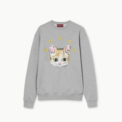 Yuko Higuchi cotton jersey sweatshirt