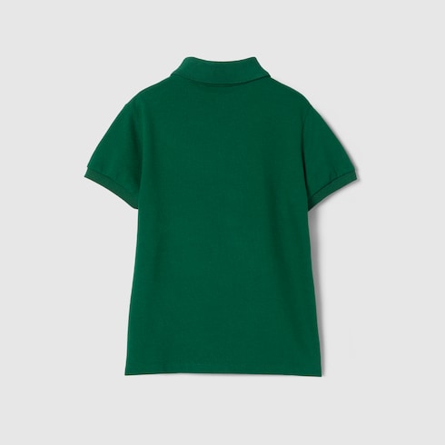 Polo pour enfant en piqué de coton