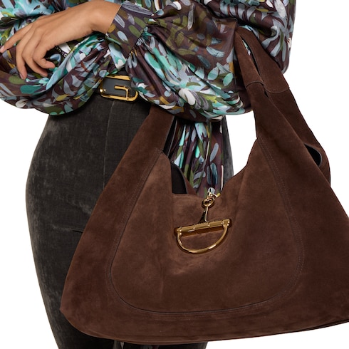 Bolsa para el hombro grande Gucci Softbit